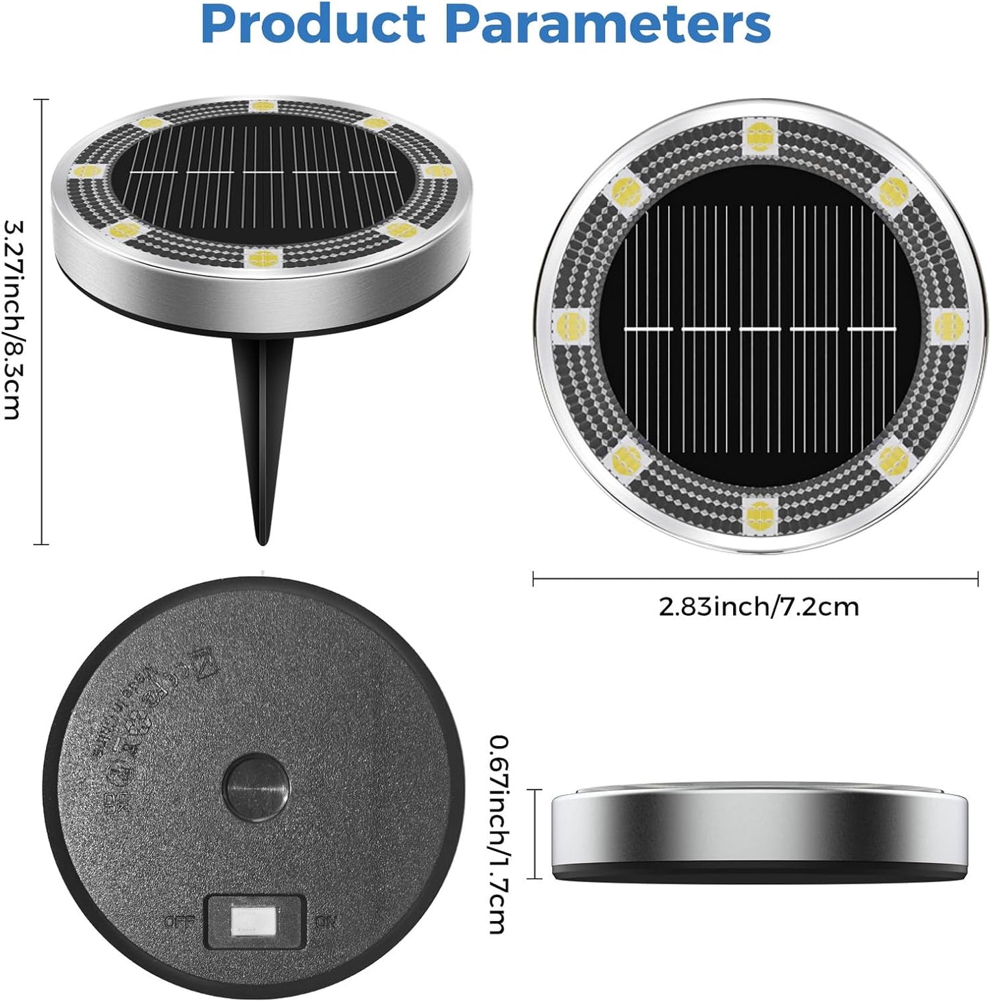 LuminaPath 6-Pack Solar Path Lights – Brighten Your Garden Effortlessly