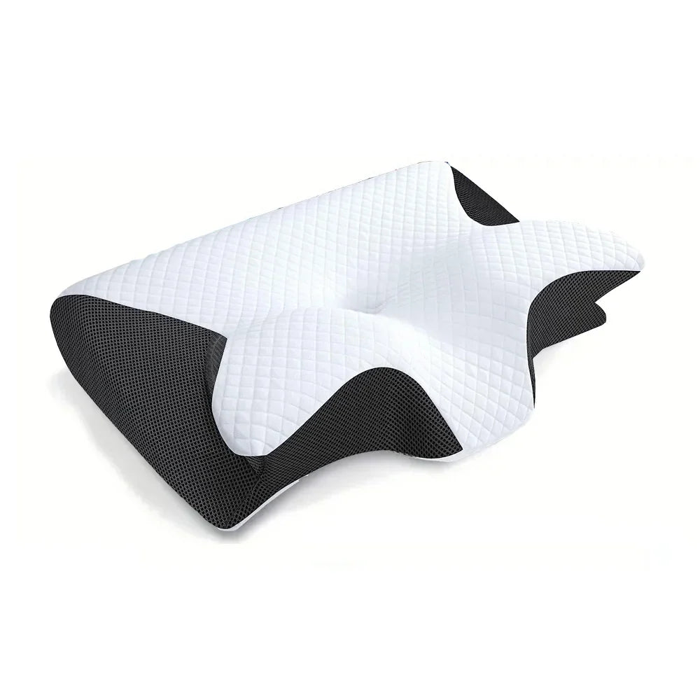 Memory Foam Cervical Pillow β 2-in-1 Ergonomic Neck Support