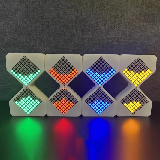 Hourglass Cyber Glow – Futuristic Timer & Desk Glow Experience