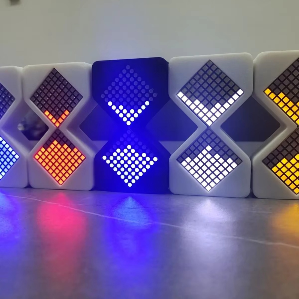 Hourglass Cyber Glow – Futuristic Timer & Desk Glow Experience