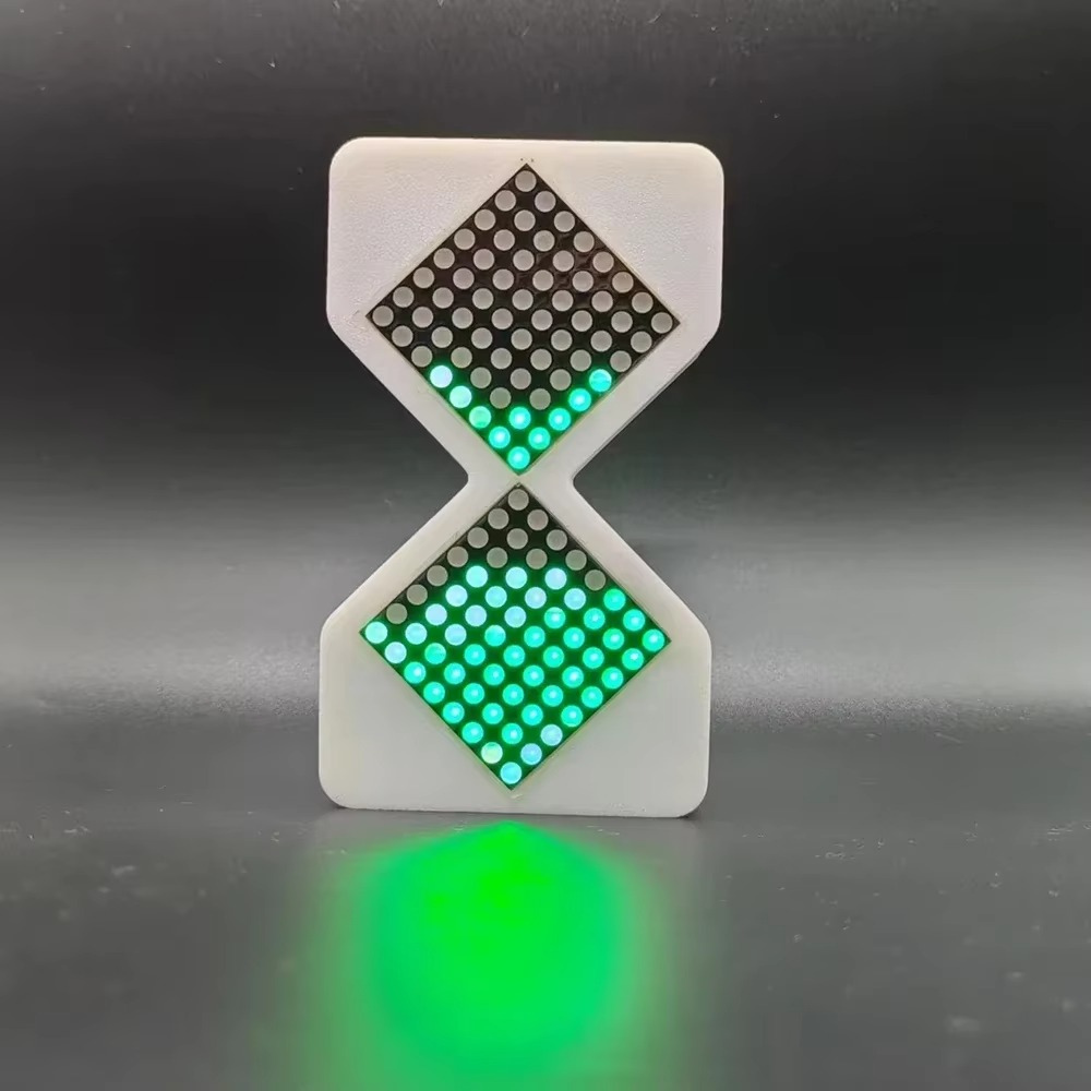 Hourglass Cyber Glow – Futuristic Timer & Desk Glow Experience