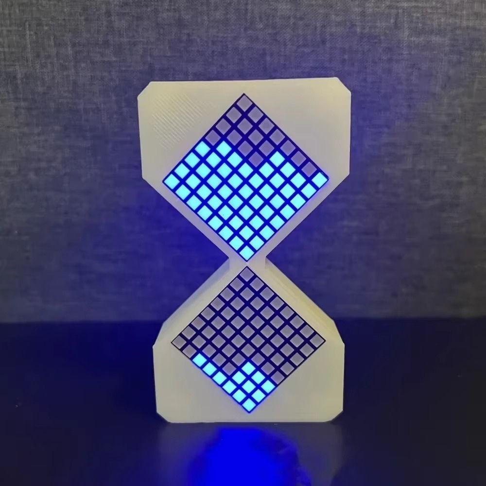 Hourglass Cyber Glow – Futuristic Timer & Desk Glow Experience