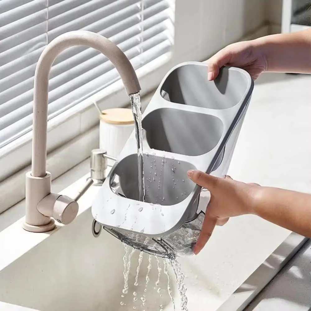 Kitchen Drying + Storage Caddy – Cleaner Counters & Faster Drying