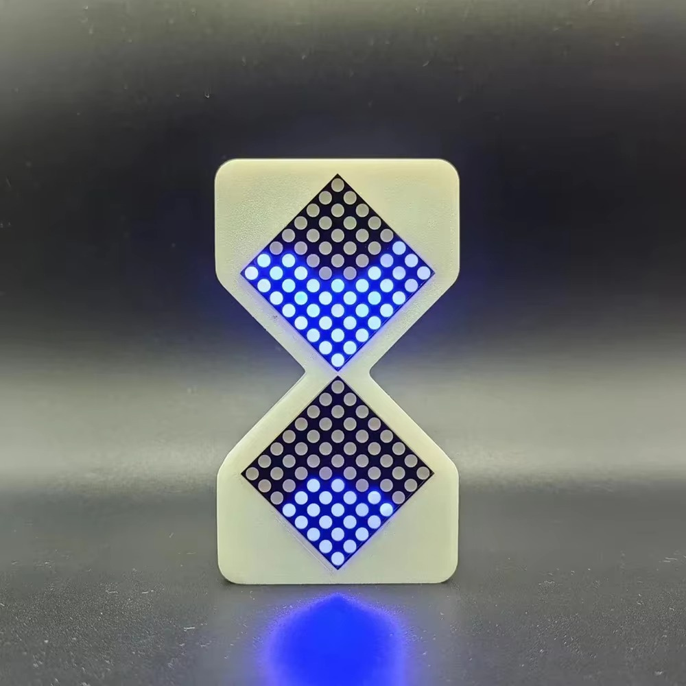 Hourglass Cyber Glow – Futuristic Timer & Desk Glow Experience