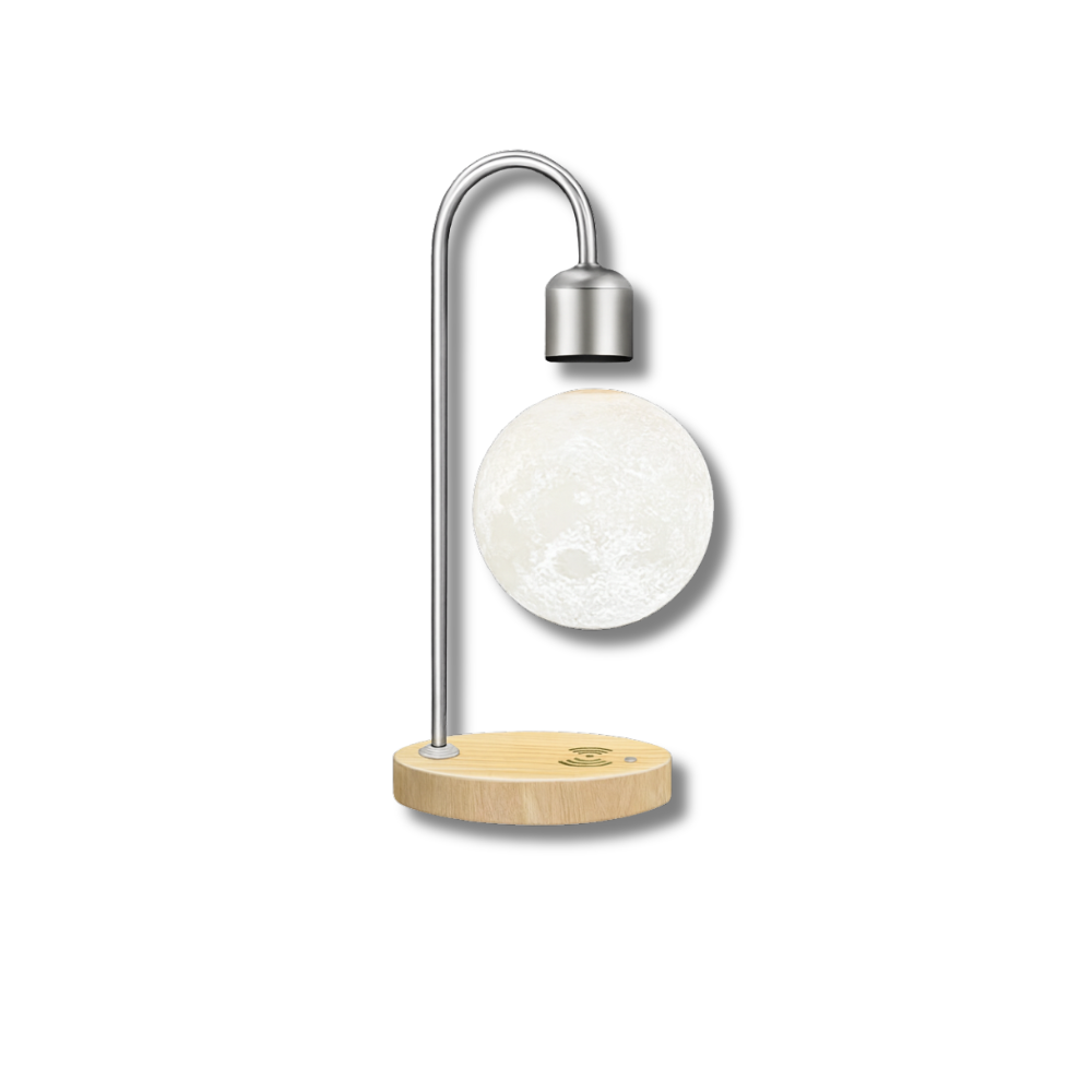 Moon Hover Lamp – Floating Moon Glow Meets Wireless Charging