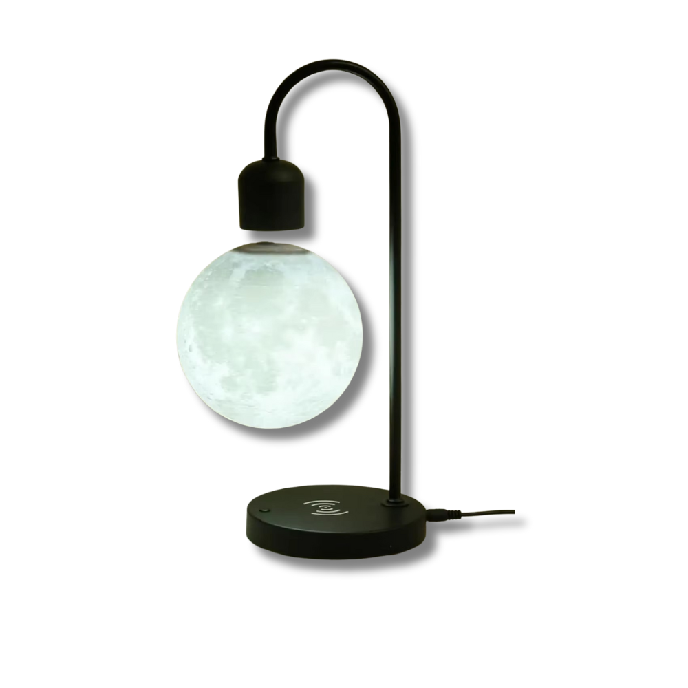 Moon Hover Lamp – Floating Moon Glow Meets Wireless Charging