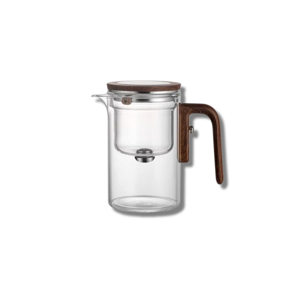 Glass Teapot Brew Ease – Elegant Magnetic Tea Brewing Made Simple