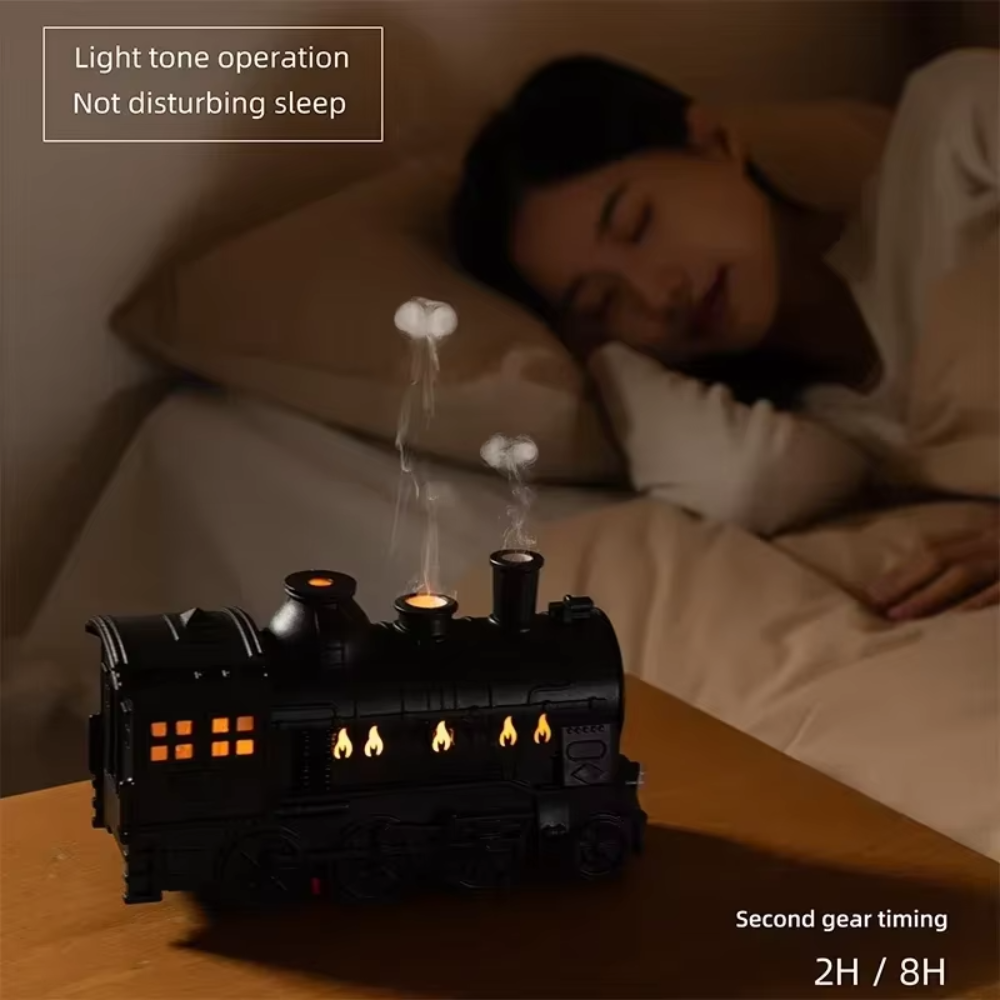 Aromatrain Steampuff – Cute Aromatherapy Humidifier for Calm & Cozy Spaces