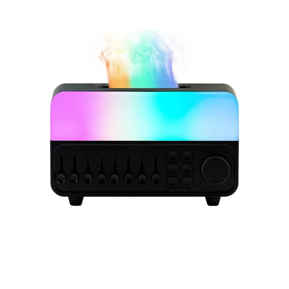 AuraFlame Sleep Hub – White Noise, Mist & Cozy Flame Ambience in One