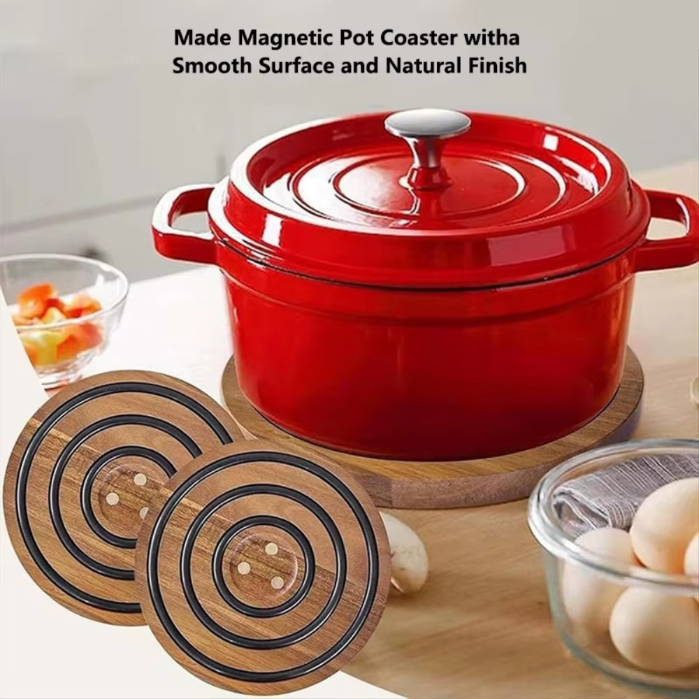 Magnetic PotPad PotSafe – Heat Protection Meets Premium Table Style
