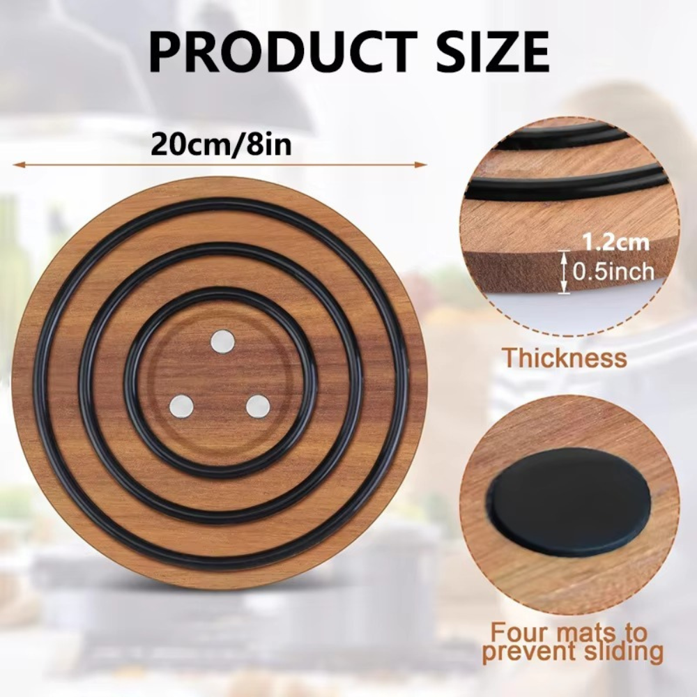 Magnetic PotPad PotSafe – Heat Protection Meets Premium Table Style