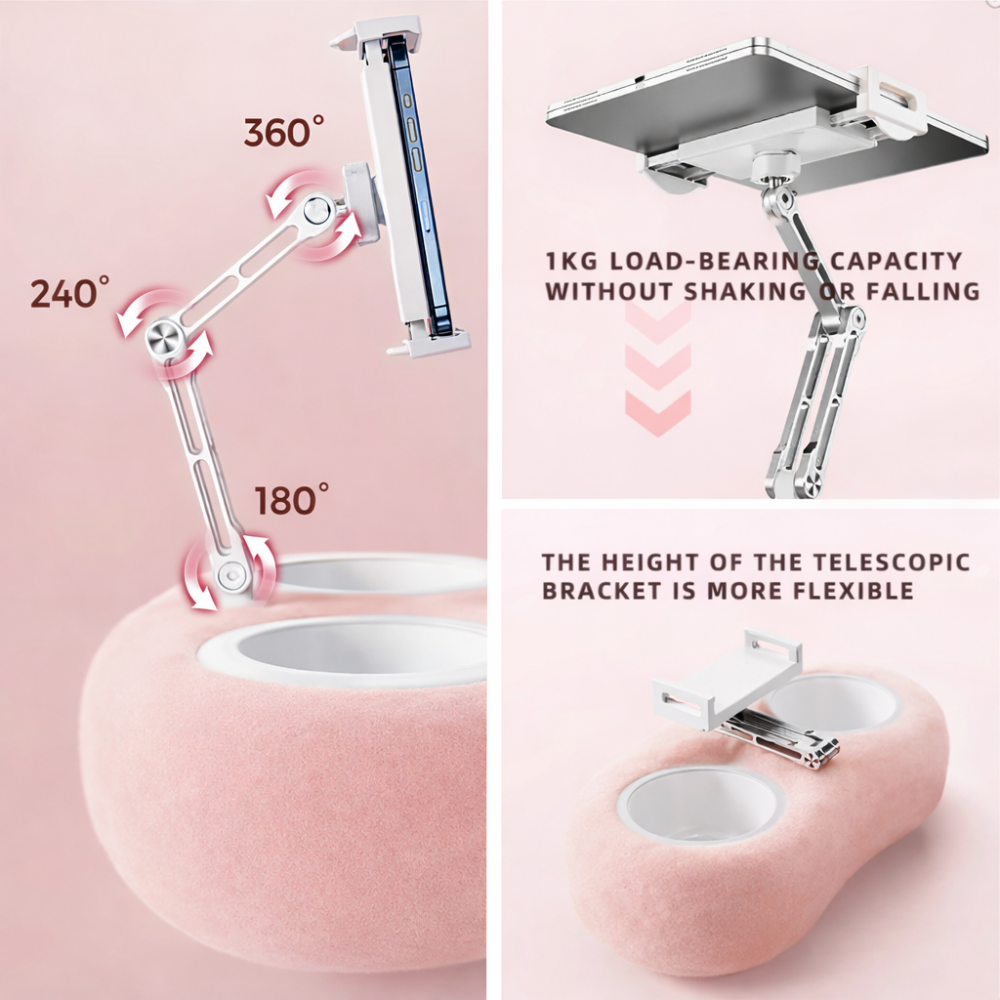 Tablet-Handy Snackstand – Hands-Free Comfort for Screens & Snacks