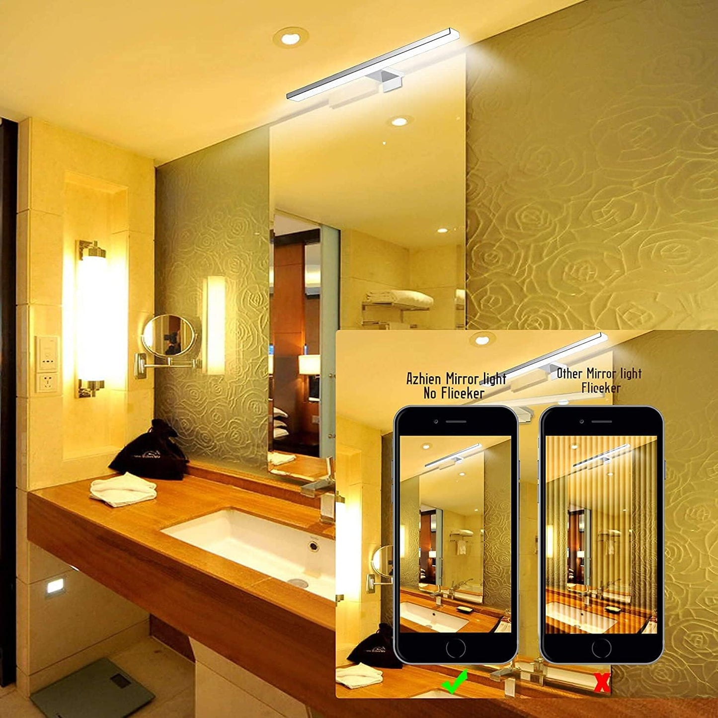 Perfect Lighting Every Day – MirrorBeam 10W LED Bathroom Light