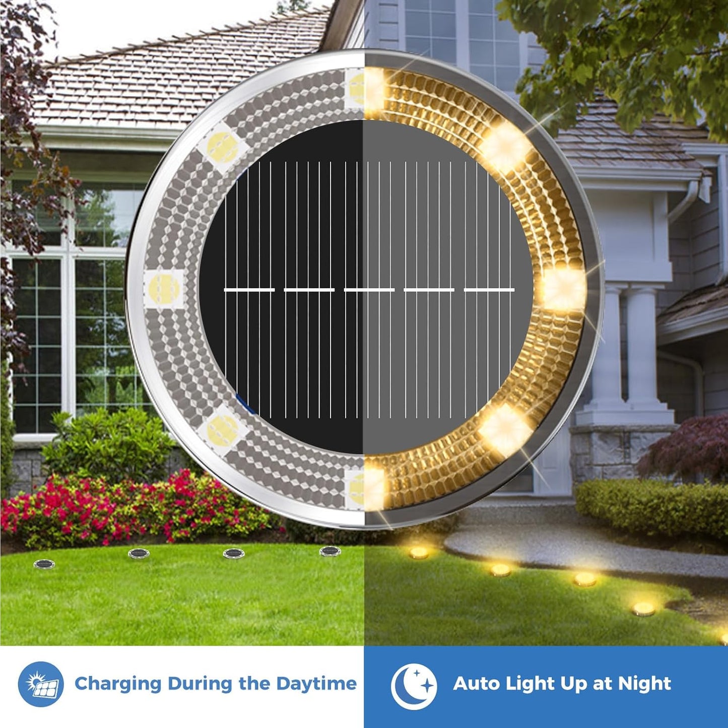 LuminaPath 6-Pack Solar Path Lights – Brighten Your Garden Effortlessly