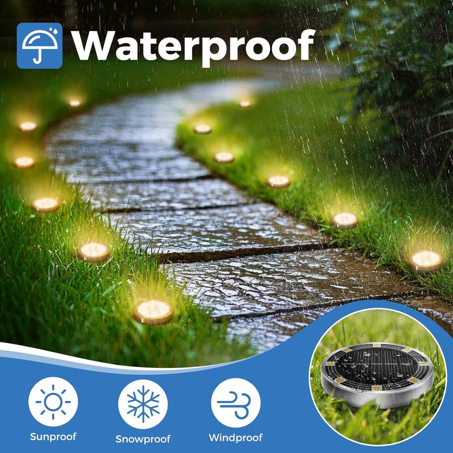 LuminaPath 6-Pack Solar Path Lights – Brighten Your Garden Effortlessly