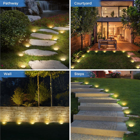 LuminaPath 6-Pack Solar Path Lights – Brighten Your Garden Effortlessly