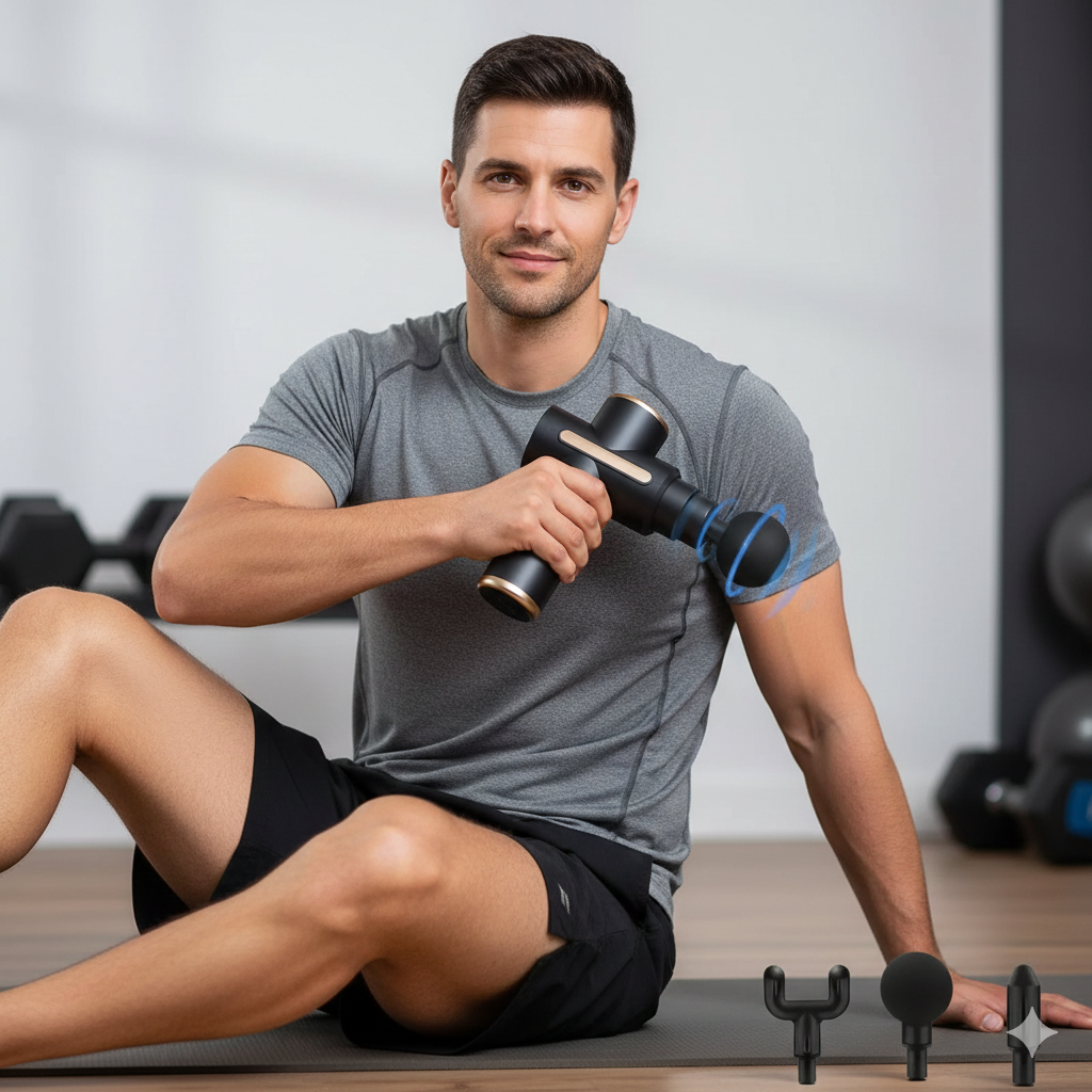 Portable Deep Handheld Percussion Massager