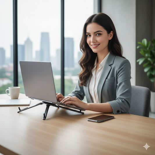 MagFold Alloy Magnetic Stand – Foldable Comfort & Premium Support for All Your Devices