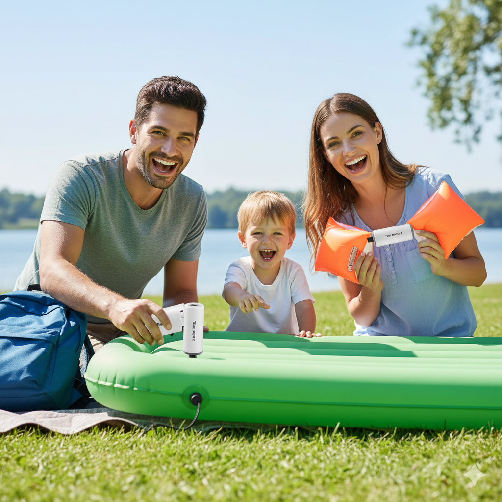 AirPro Mini Pump - Ultra-Compact Beach & Travel Air Pump