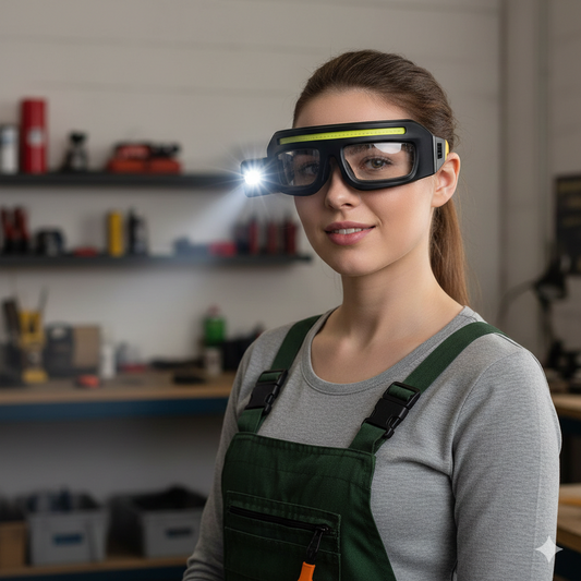 XTE Smart Glasses Headlamp – Hands-Free 180° Lighting