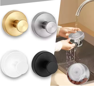 Suction Cup Hooks – Punch-Free Wall Mounted Towel; Utility Holders