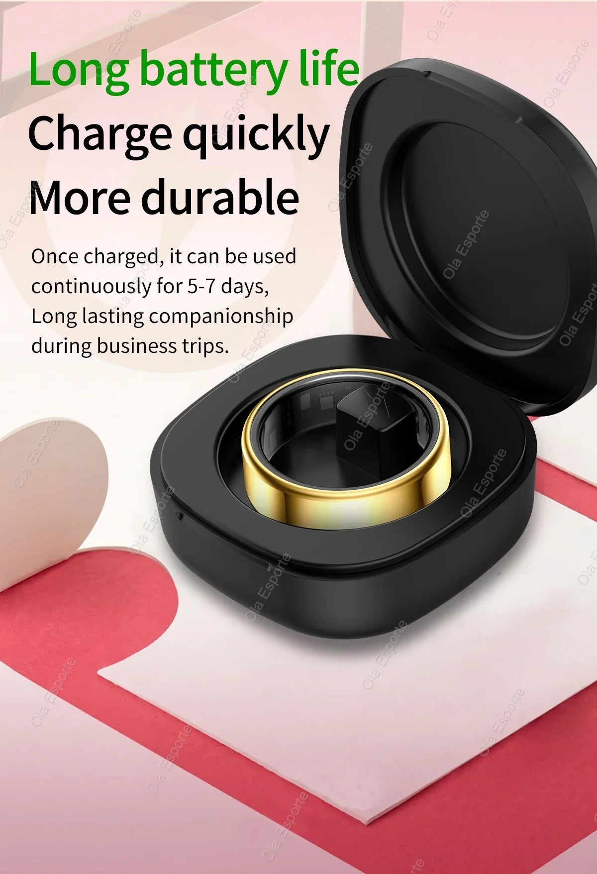 Smart Ring – Titanium Smart Health & Fitness Ring