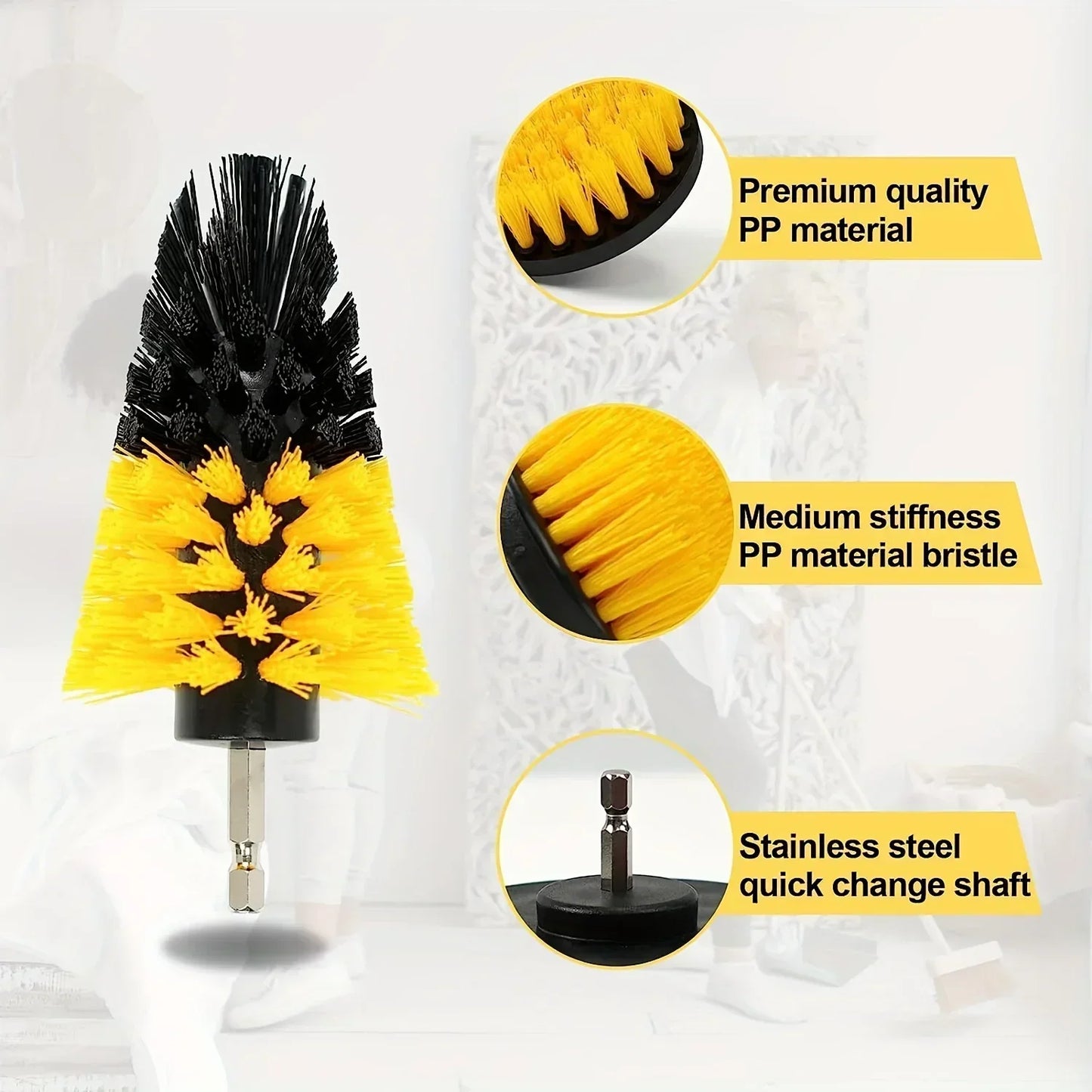 TurboScrub Pro 7-Piece Drill Brush Kit