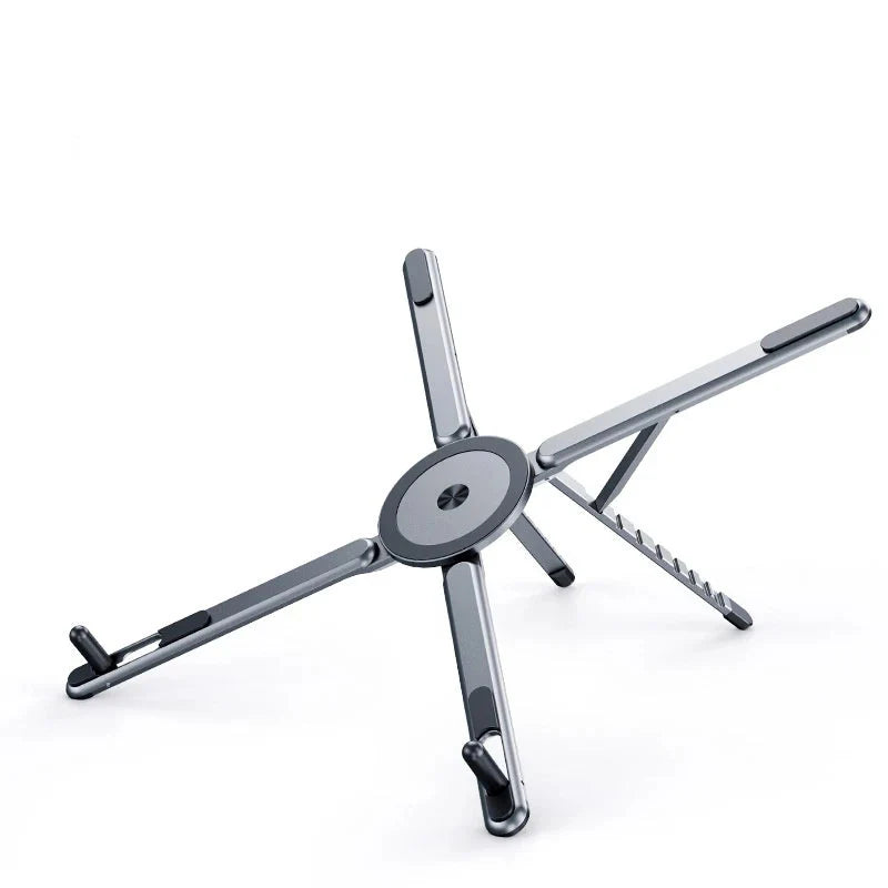 MagFold Alloy Magnetic Stand – Foldable Comfort & Premium Support for All Your Devices