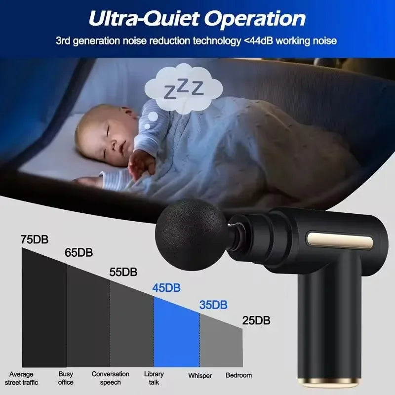 Portable Deep Handheld Percussion Massager