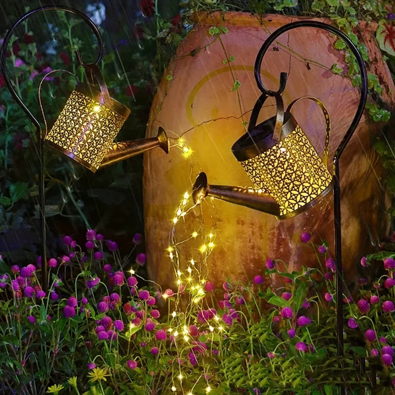 Solar Watering Can Light – Create a Magical Garden Display