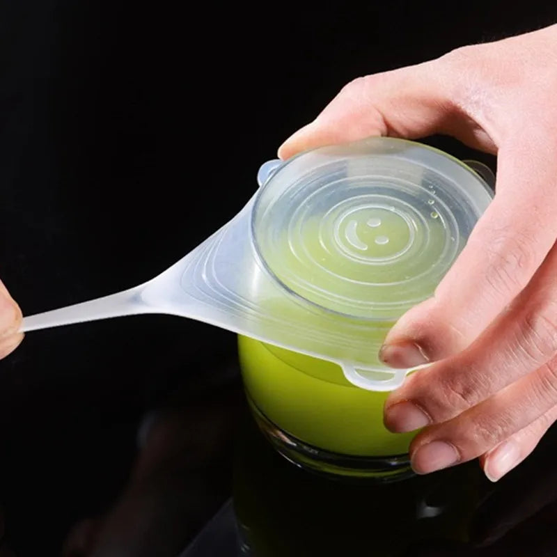 FreshSeal Silicone Stretch Lids – Keep Food Fresher for Longer