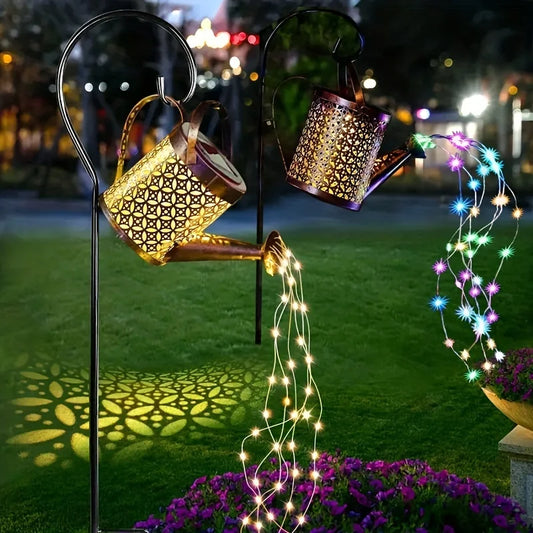 Solar Watering Can Lantern