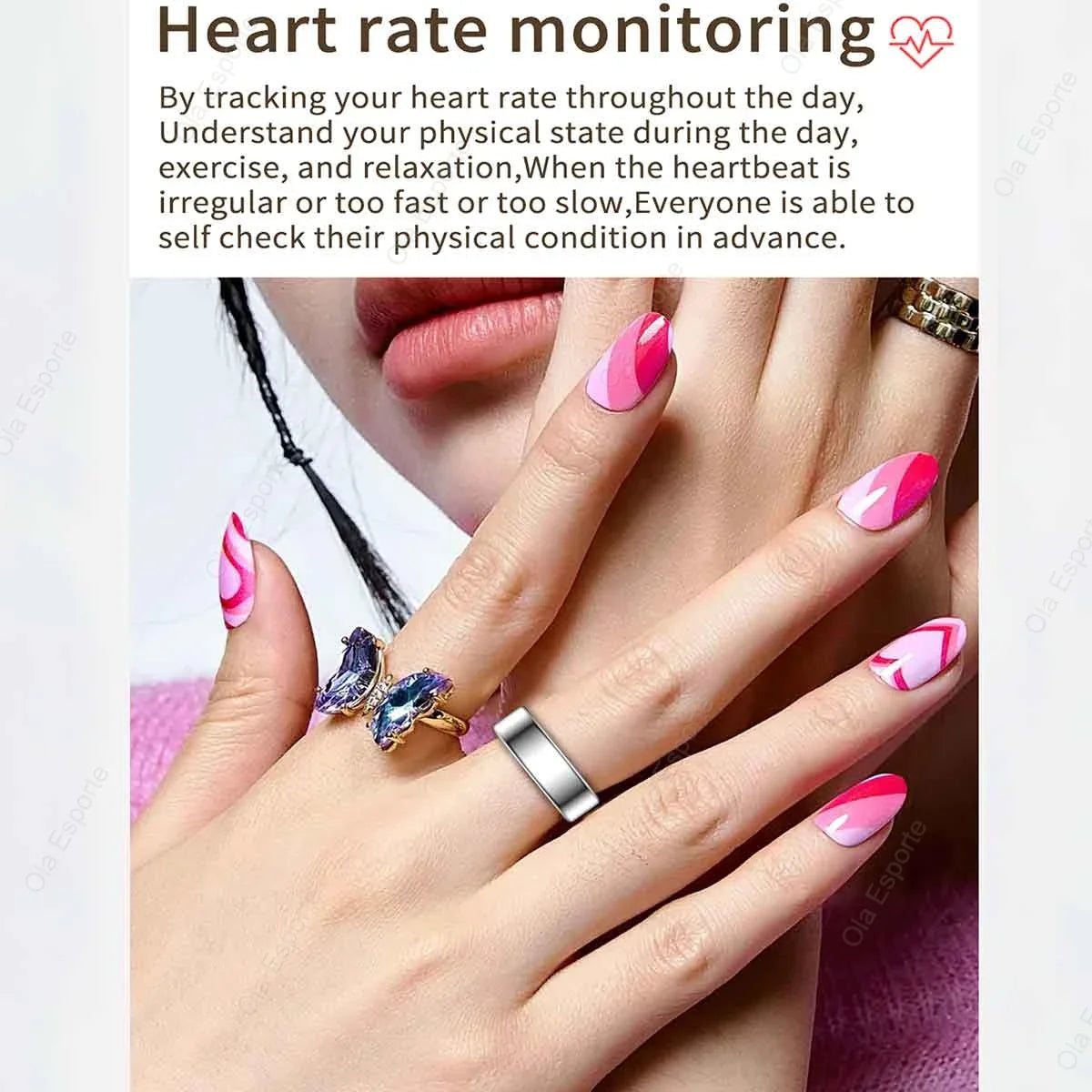 Smart Ring – Titanium Smart Health & Fitness Ring