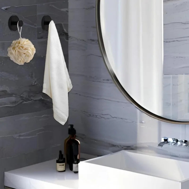 Suction Cup Hooks – Punch-Free Wall Mounted Towel; Utility Holders