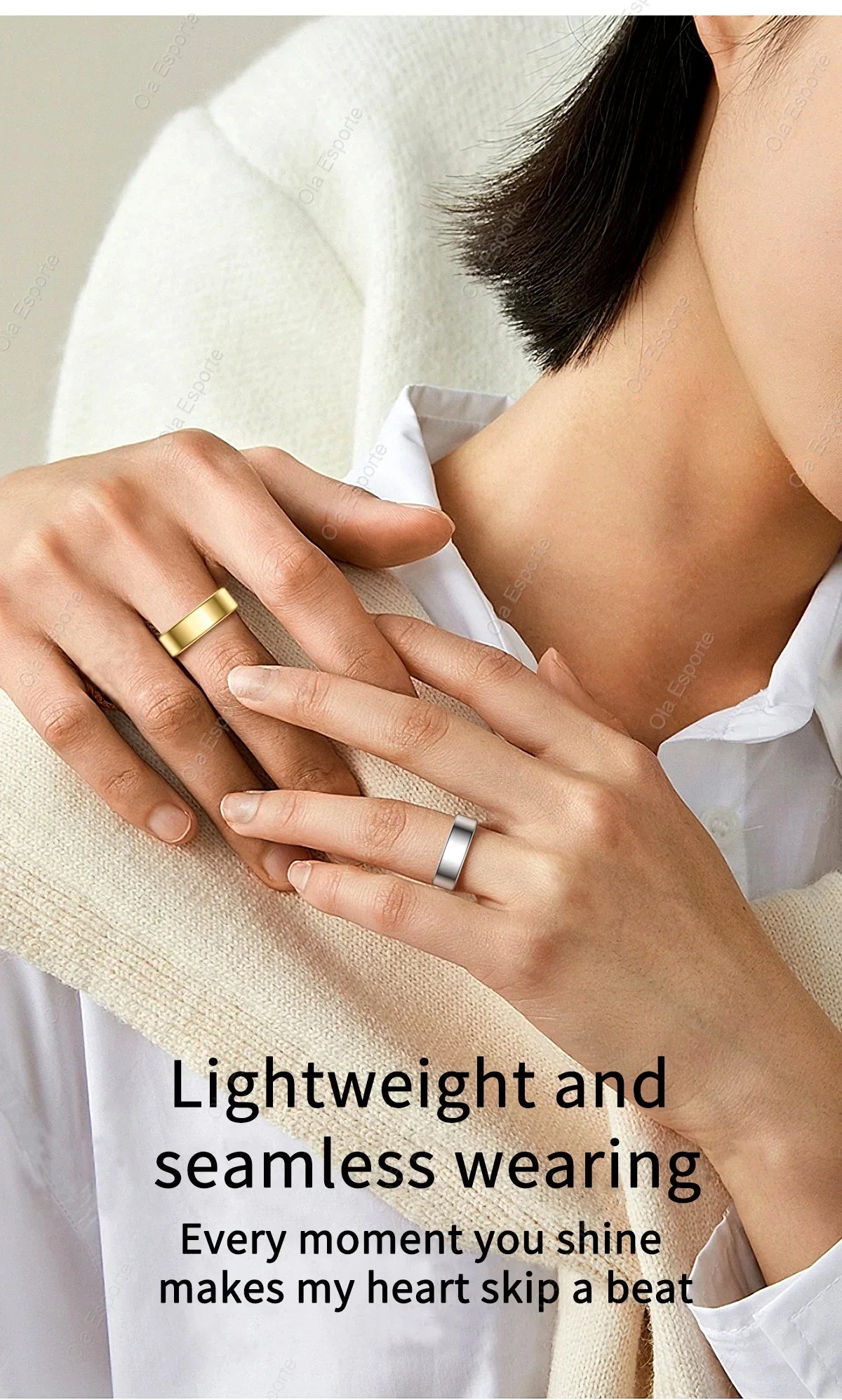Smart Ring – Titanium Smart Health & Fitness Ring