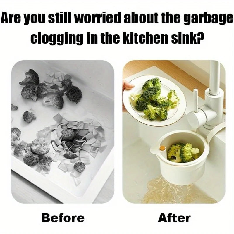 PushClean Self-Cleaning Sink Strainer Basket – Mess-Free Drain Protection