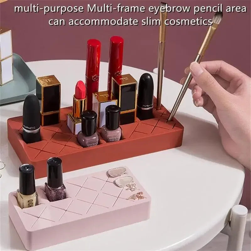 New Style Silicone Makeup Organizer Rack