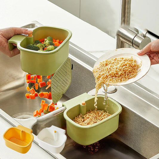 QuickDrain One-Press Sink Filter Basket