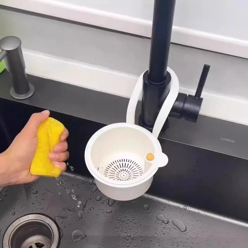 PushClean Self-Cleaning Sink Strainer Basket – Mess-Free Drain Protection