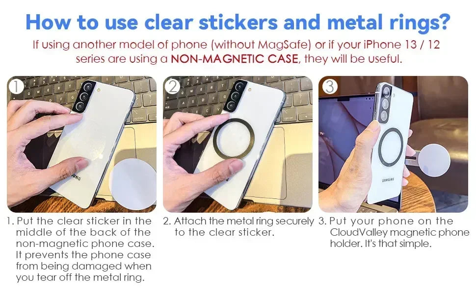 Laptop Phone Holder MagSnap Dual-Screen
