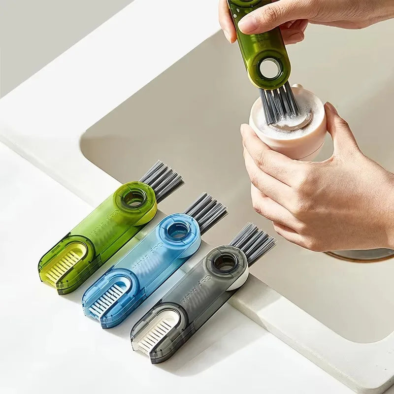 CleanEdge 3-in-1 Bottle Gap Brush – Deep-Clean Tool for Cups & Bottles