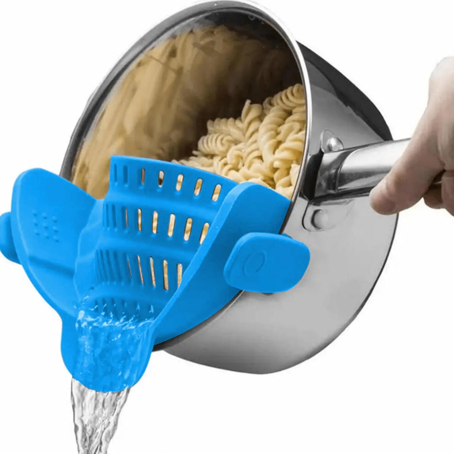 Adjustable Clip-On Pot Strainer – Easy, Safe &amp; Mess-Free Draining