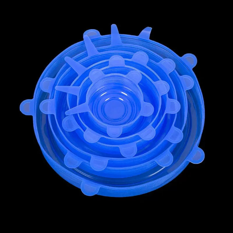 FreshSeal Silicone Stretch Lids – Keep Food Fresher for Longer