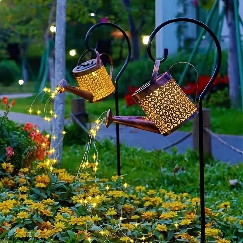 Solar Watering Can Light – Create a Magical Garden Display
