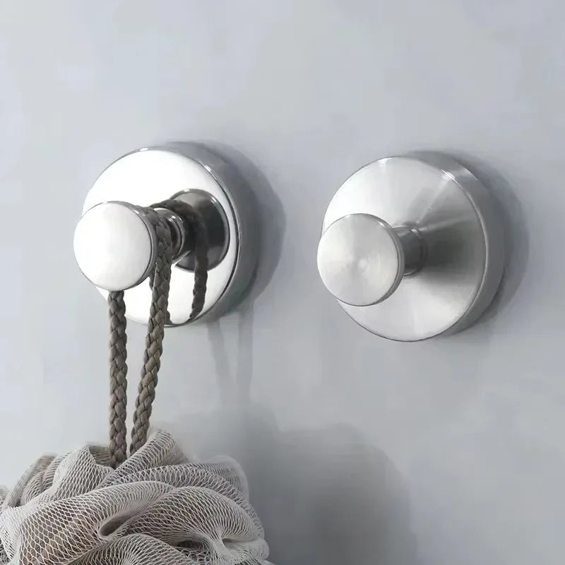 Suction Cup Hooks – Punch-Free Wall Mounted Towel; Utility Holders