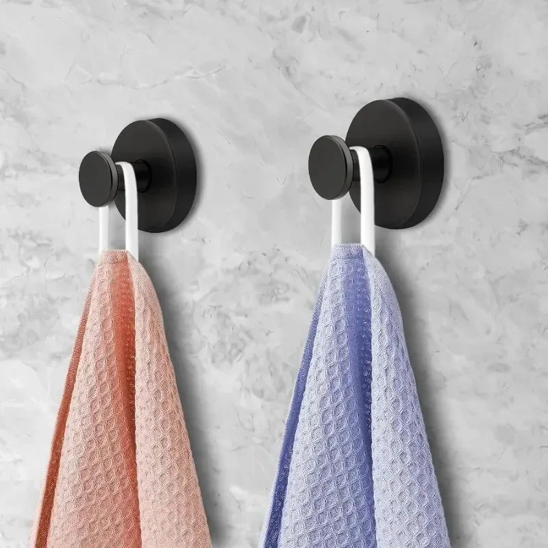Suction Cup Hooks – Punch-Free Wall Mounted Towel; Utility Holders