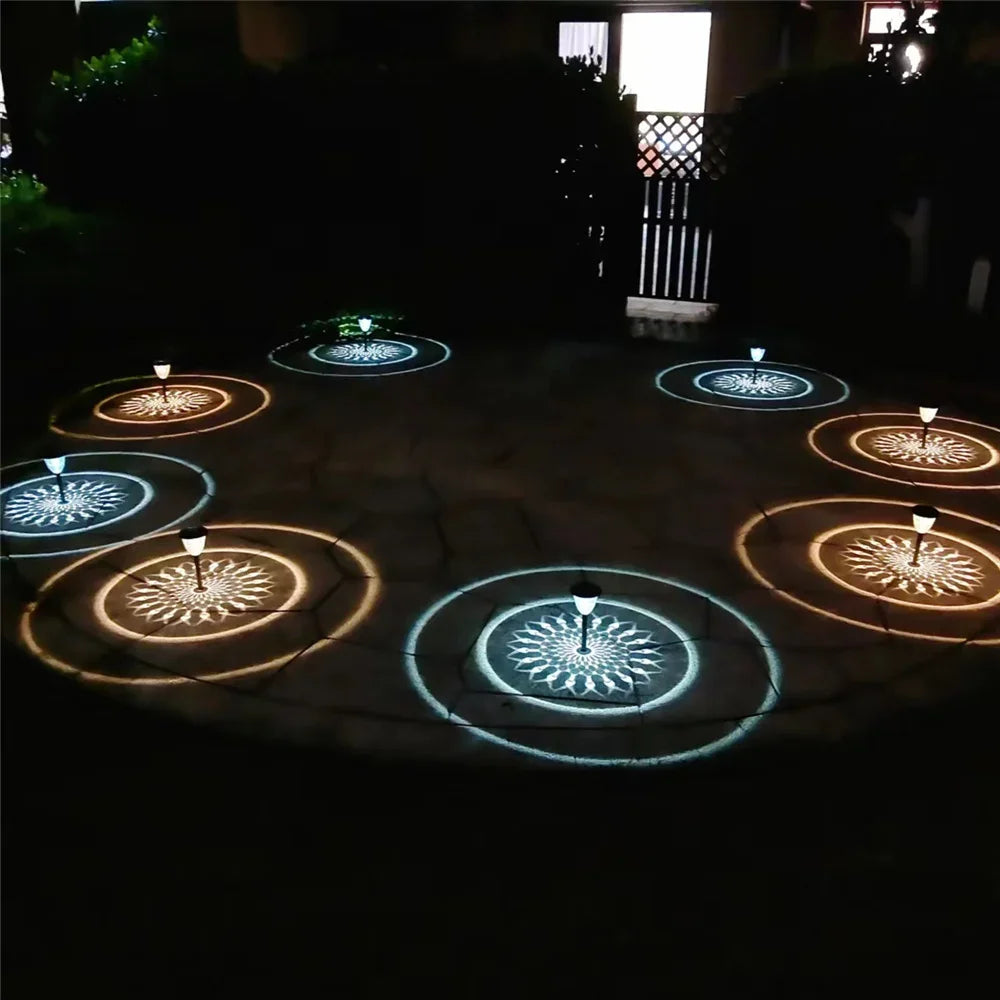 Solar Light | Solar Waterproof Circle Pattern Garden Light