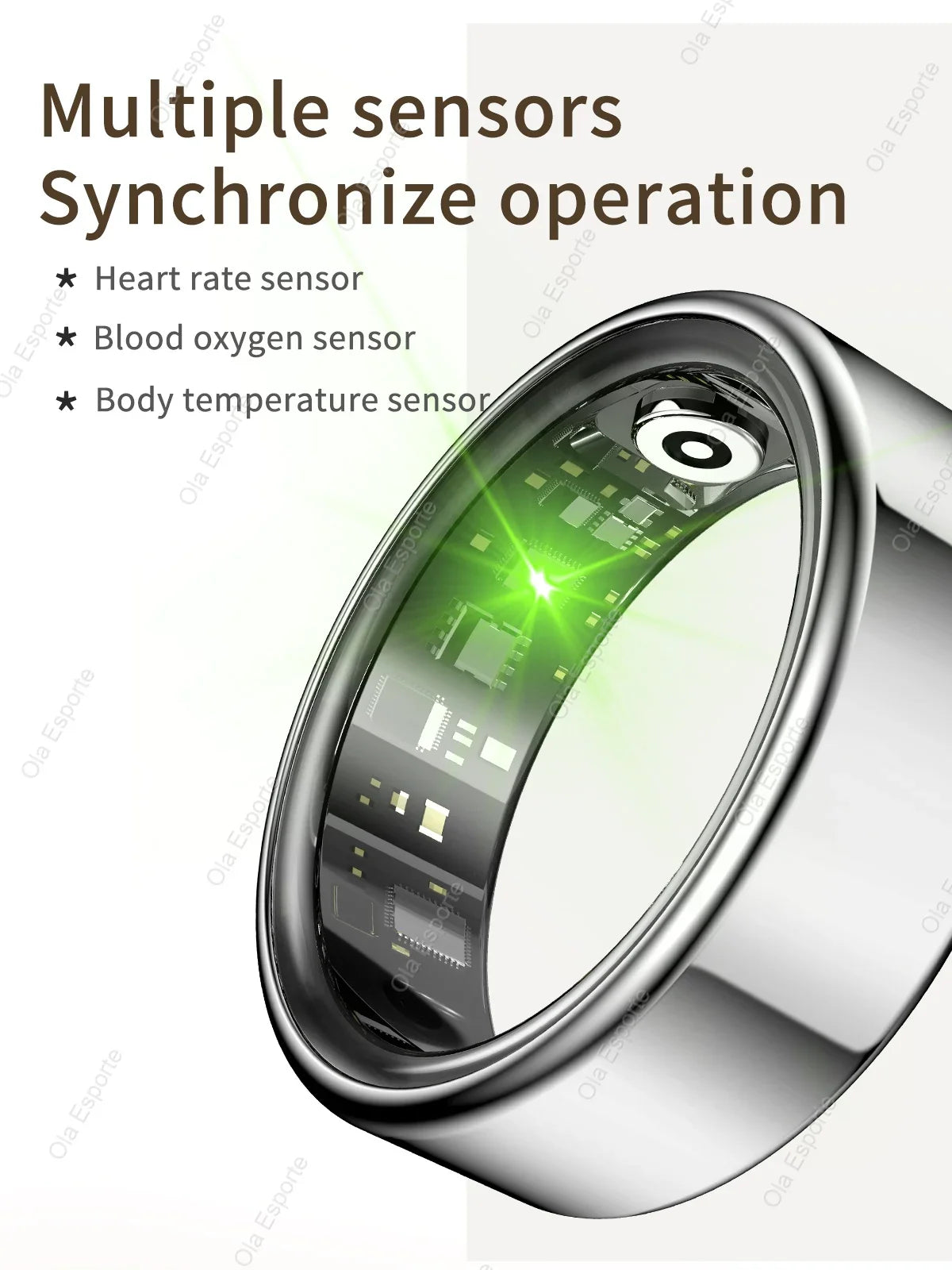 Smart Ring – Titanium Smart Health & Fitness Ring
