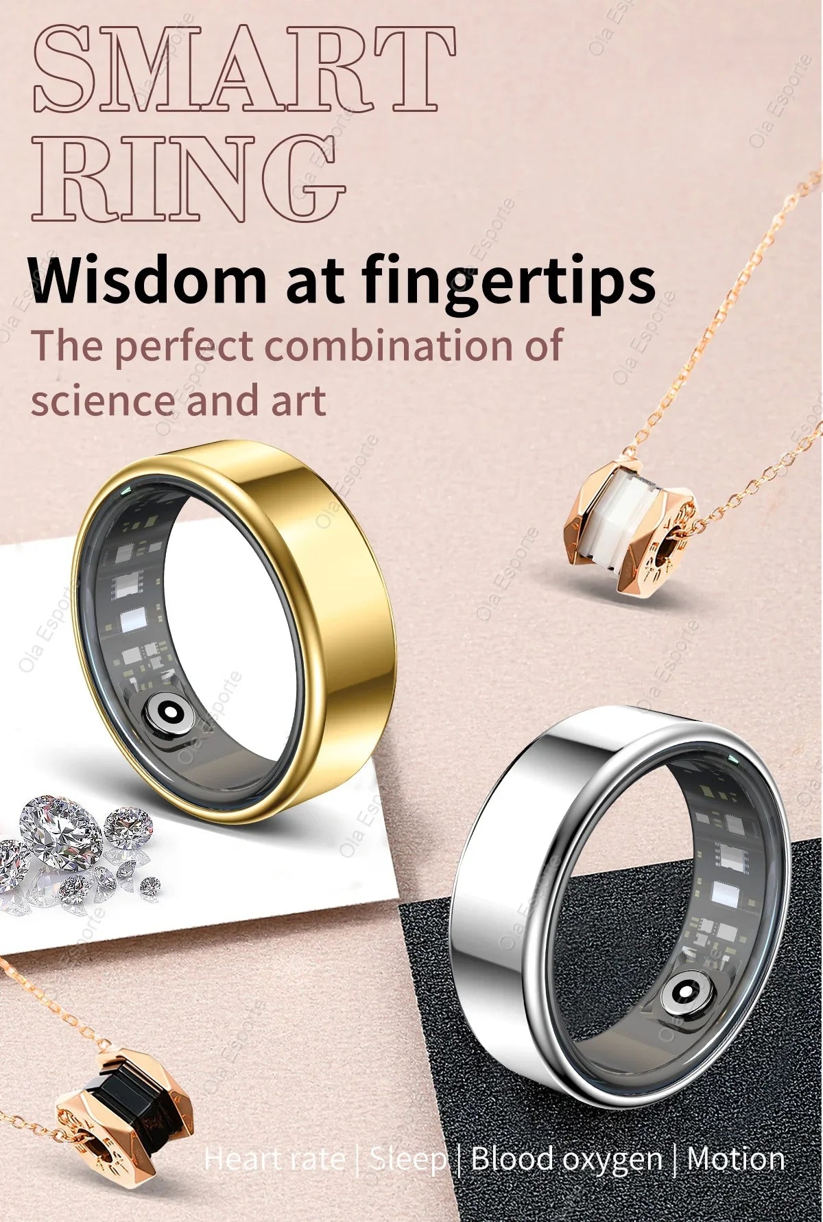 Smart Ring – Titanium Smart Health & Fitness Ring