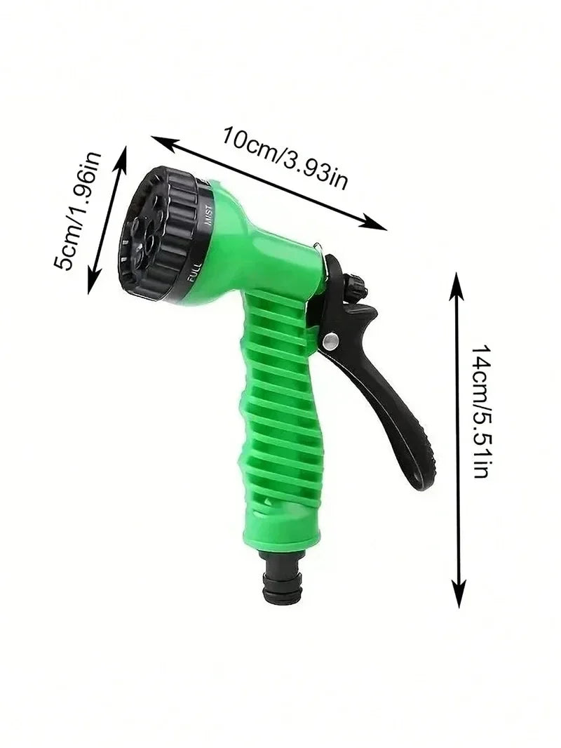 Expandable Garden Hose with 7-Function Spray Gun